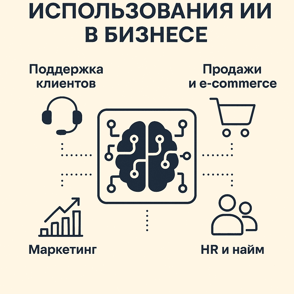 5 практических сценариев использования ИИ в бизнесе: от поддержки клиентов до финансовой аналитики